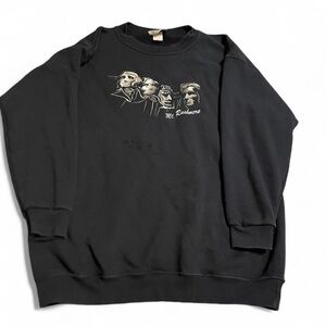 Men’s Vintage End The Road Trading Co Mt. Rushmore Embroidered Sweatshirt Size M